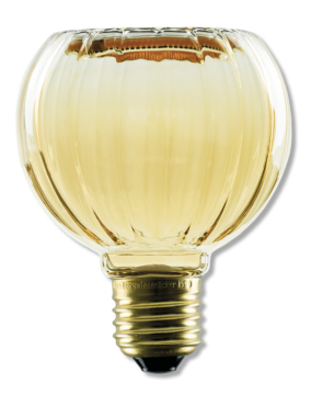 Segula LED-Lampe - Floating Line Straight - Ø 8 x 10,5 cm - E27 - 5W dimmbar - 2200K - amber