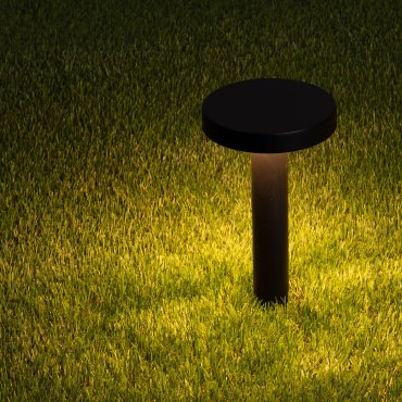 Nova Luce Mood - Gartenpfosten auf Erdspieß - Ø 11 x 20 cm - 5W LED inkl. - IP65 - dunkel anthrazit