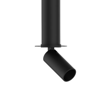 VK Lighting Coko - rahmenloser Aufbauspot mit Einbaurahmen - Ø 3,5 x 7,3 cm - Ø 50 mm Einbaugröße - 6W LED inkl. - schwarz