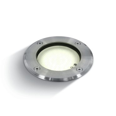 ONE Light GX53 Inground Range - Bodeneinbaustrahler für den Außenbereich - Ø 120 mm, Ø 110 mm Einbaumaß - IP67 - Edelstahl