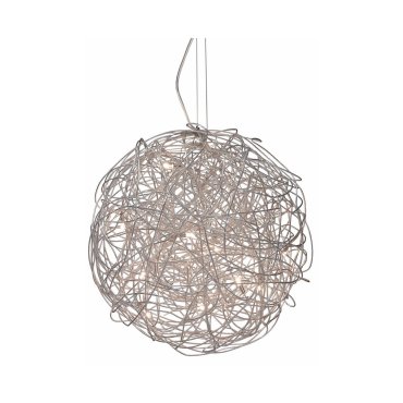 Artdelight Draga - Hängeleuchte - Ø 35 cm - 7 x 14W Halogen inkl - Stahl matt