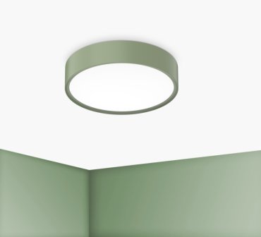 Century Italia Blanca Luxe - Deckenleuchte - Ø 30 x 7 cm - 17W LED inkl. - grün