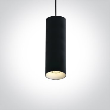 ONE Light Cylinder - Hängeleuchte - Ø 7,5 x 224 cm - schwarz