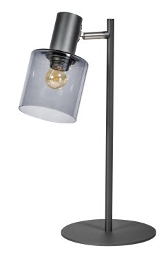 ETH Sledge Glass - Tischlampe - Ø 20 x 45 cm - geräuchert
