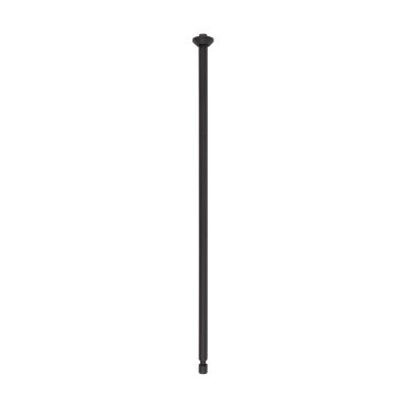 Nova Luce Plus - Verbindungsrohr Magnetschienensystem - Ø 2 x 30 cm - schwarz