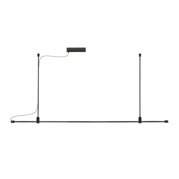 Nova Luce Grammi - Magnetschienensystem - 200 x 120 cm - schwarz