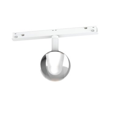 VK Lighting Eiva - magnetisches Schienensystem - Schienenstrahler - Ø 7,5 x 13,1 cm - 3W LED inkl. - DALI dimmbar - weiß
