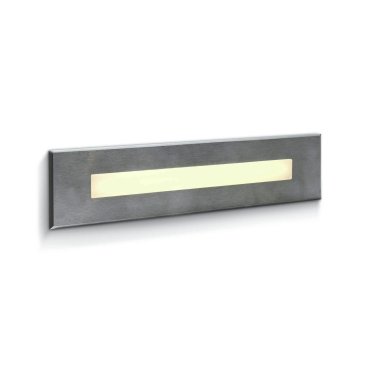 ONE Light Wall Recessed Pro Range - Wandeinbauleuchte - 27 x 6,7 x 6,3 cm - 10W LED inkl - IP65 - Edelstahl