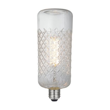 Daylight Italia Demetra LED Lampe - Ø 8 x 20,2 cm - E27 - 6W dimmbar - 2700K - transparent