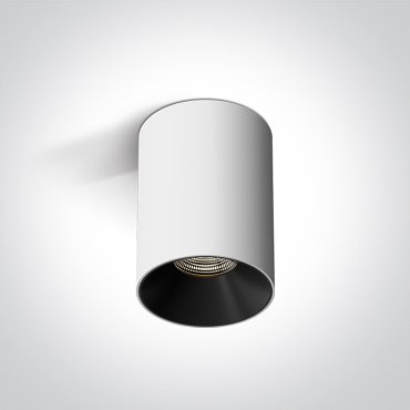 ONE Light Wall &amp; Ceiling LED - Aufbaustrahler 1L - Ø 6 x 8 cm - 7W LED inkl. - weiß