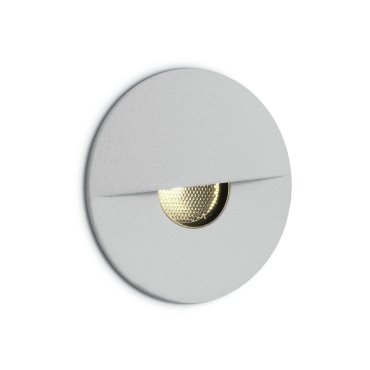 ONE Light Indoor/Outdoor Dekorative Wandeinbauleuchte - Wandeinbauleuchte - Ø 4,2 x 3,7 cm - 1W dimmbare LED inkl. - IP65 - weiß