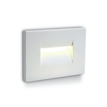 ONE Light Outdoor Dark Light Wall Recessed - Wandeinbauleuchte - 10,7 x 6,5 x 7,5 cm - 3,6W LED inkl - IP65 - weiß