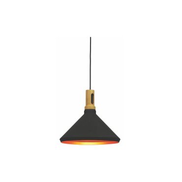 Artdelight Cornet - Pendelleuchte - Ø 41 x 170 cm - schwarz und gold