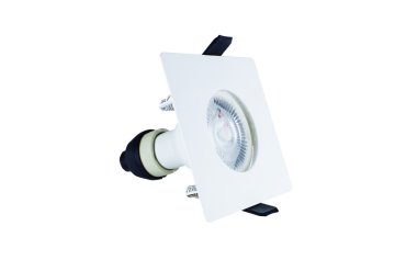 Integral LED London - Einbaustrahler - 85 x 85 mm, Ø 70 mm Einbaumaß - IP65 - weiß