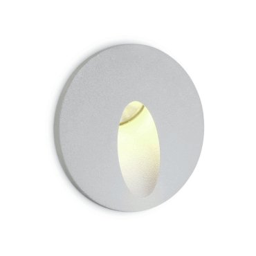 ONE Light Indoor/Outdoor Dark Light Wall Recessed - Wandeinbauleuchte - Ø 62,5 x 4,5 cm - 3W LED inkl. - IP54 - weiß
