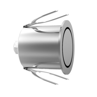 Nova Luce Natal - Wandeinbauleuchte - Ø 4,4 x 4,3 cm - 2,5W LED inkl. - silber