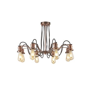 Searchlight Oliva - Hängeleuchte - Ø 70 x 43 cm - Kupfer