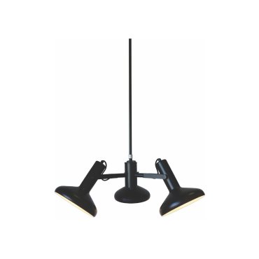 Artdelight Vectro - Pendelleuchte - Ø 55 x 173 cm - schwarz