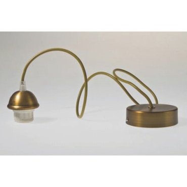 Artdelight Iron - Hängeleuchte - Ø 12 x 120 cm - Bronze