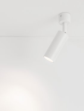Nova Luce Mor - Aufputzspot - Ø 4 x 17 cm - weiß