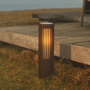 Nordlux Aludra 45 N - Gartenleuchte - Ø 12,4 x 45,4 cm - IP44 - braun