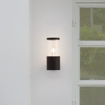 Nova Luce Cetera - Außenwandleuchte - Ø 9 x 21 x 14,1 cm - IP54 - dunkel anthrazit