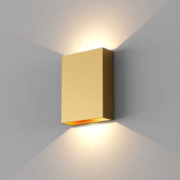 Artdelight Memphis – wandleuchte – 4 x 12 x 16 cm – 6W LED inkl. – IP65 – warmes gold
