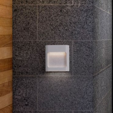 Nova Luce Tall - Außenwandleuchte - 12,5 x 13,5 x 4 cm - 6W LED inkl. - IP54 - Sand Weiß