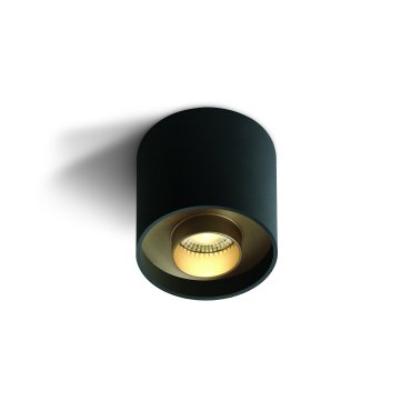 ONE Light Dark Light Cylinders Tubes - Deckenleuchte - Ø 7 x 7 cm - 8W LED inkl. - schwarz