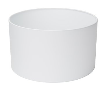 Searchlight Drum - Lampenschirm - Ø 40 x 23 cm - weiß
