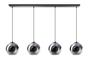 ETH Orb - hängelampe – 120 x 25 x 130 cm – schwarz