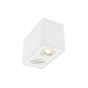 Nova Luce Rende - Aufbaustrahler 2L - 18 x 9,6 x 12,5 cm - weiß
