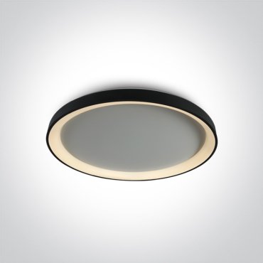 ONE Light Plafo - Deckenleuchte - Ø 58 x 6,3 mm - 48W dimmbare LED inkl. - schwarz