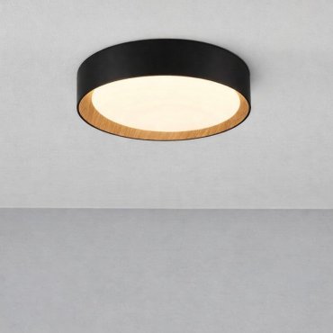 Nova Luce Stake - deckenleuchte - Ø 35 x 7 cm - 30W dimmbare LED inkl. - sand schwarz