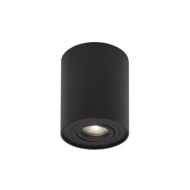 Nova Luce Gozzano - Aufbaustrahler - Ø 9,6 x 12,5 cm - schwarz