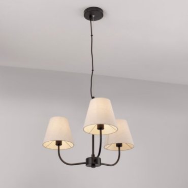 Nova Luce Moist – pendelleuchte – Ø 52 x 98 cm – schwarz und beige
