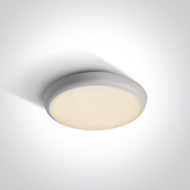 ONE Light Plafo - Deckenleuchte - Ø 25 x 5 cm - 12W LED inkl - IP54 - weiß