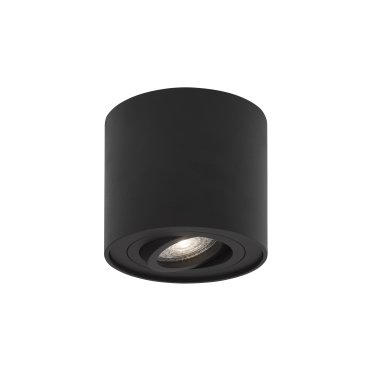 Nova Luce Gozzano - Aufbaustrahler - Ø 8 x 9 cm - schwarz