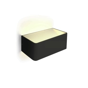 ONE Light Backlight Wall Range - Wandleuchte - 20 x 10 x 8 cm - 6W LED inkl. - schwarz