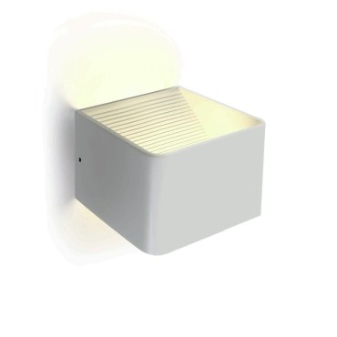 ONE Light Backlight Wall Range - Wandleuchte - 10 x 10 x 8 cm - 6W LED inkl. - weiß
