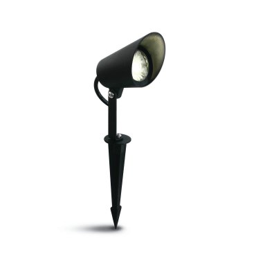 ONE Light LED Garden Spots - Bodenspot auf Erdspieß - 10,4 x 5,7 x 16 cm - 8W dimmbare LED inkl - IP65 - schwarz