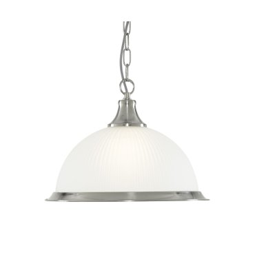 Searchlight American Diner - Pendelleuchte - Ø 34 x 78 cm - Chrom