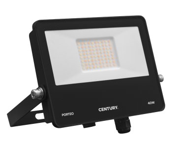 Century Italia Porteo CCT - Strahler - 22,4 x 3,6 x 20,3 cm - 40W LED inkl - einstellbare Lichtfarbe - IP65 - schwarz