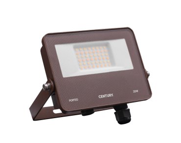 Century Italia Porteo CCT - Strahler - 16,2 x 3,6 x 14,4 cm - 20W LED inkl - einstellbare Lichtfarbe - IP65 - braun