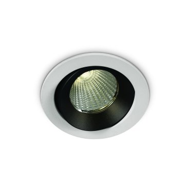 ONE Light COB Dark Light Range - Einbaustrahler - Ø 85 mm, Ø 72 mm Einbaumaß - 12W dimmbare LED inkl. - IP65 - weiß