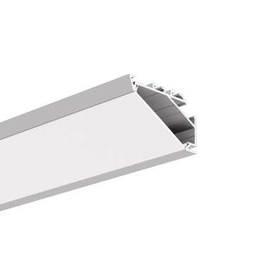 Klus Kopro-30 - Winkel-LED-Profil 30 Grad Lichtwinkel - 2,72 x 4,46 cm - silber eloxiert