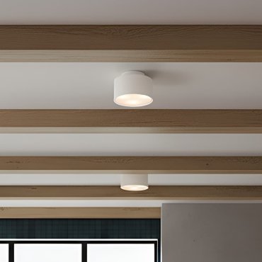 VK Lighting Eos - Aufbaustrahler - Ø 13 x 9 cm  - Weiß