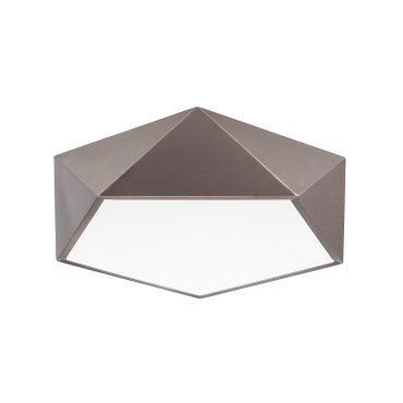Nova Luce Darius - Deckenleuchte - 40 x 40 x 10 cm - Bronze und Mattweiß