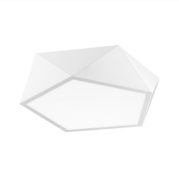 Nova Luce Darius - Deckenleuchte - 40 x 40 x 10 cm - matt weiß