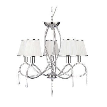 Searchlight Simplicity - Kronleuchter - Ø 55 x 114 cm - Chrom